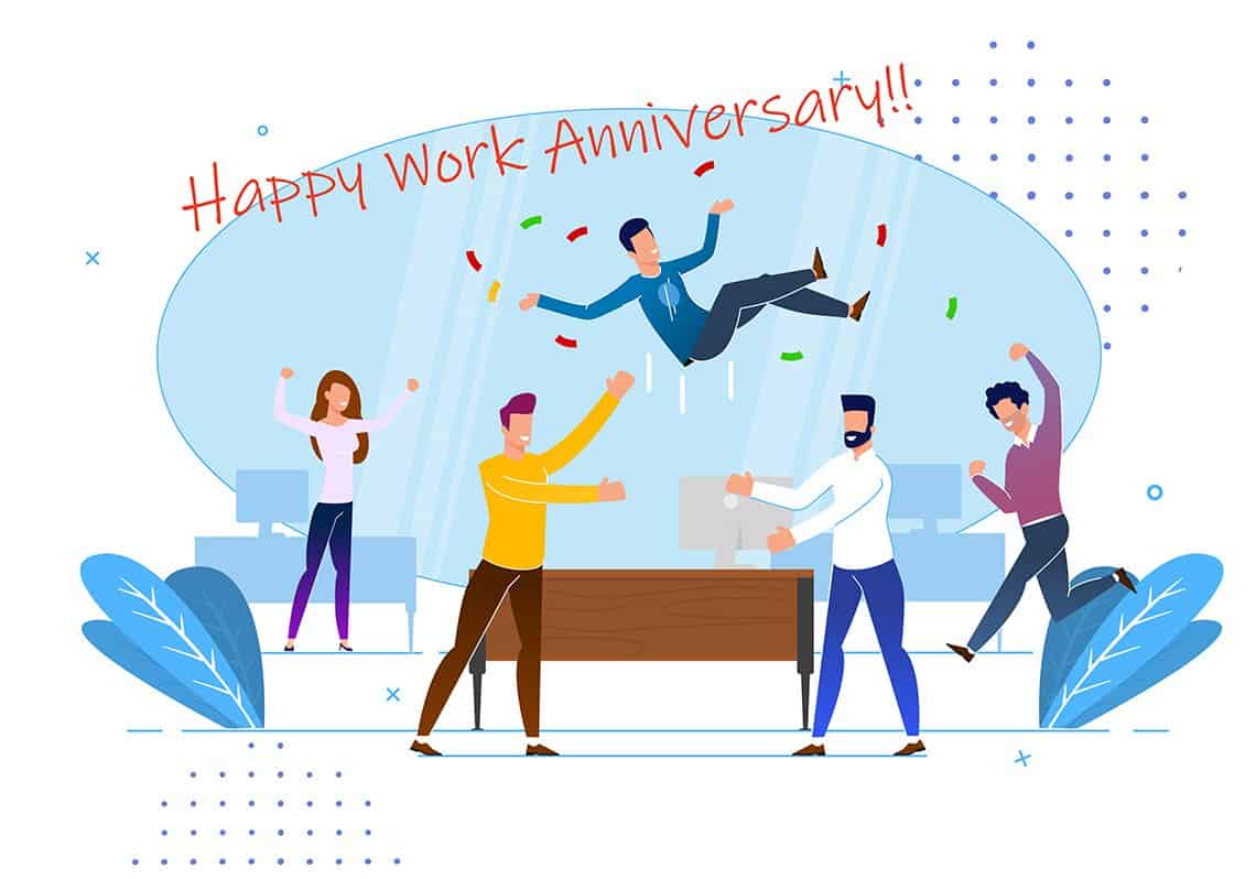 work anniversary congratulations quotes