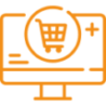 online shopping company store icon