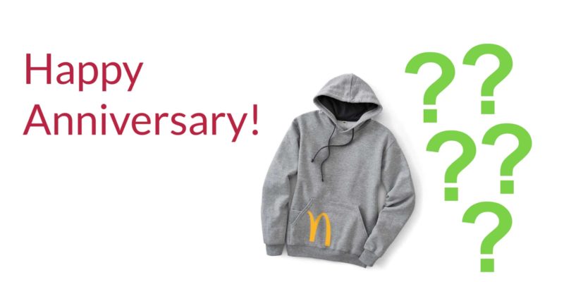 branded merchandise anniversary program