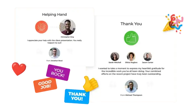 social recognition transparent